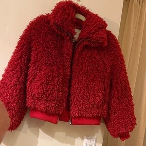 American Eagle Outfitters Red Puffer Jacket